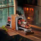 mon puzzle 3d  Puzzle 3D bois train bibliothèque