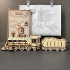 mon puzzle 3d  Puzzle 3D bois train - Locomotive à vapeur