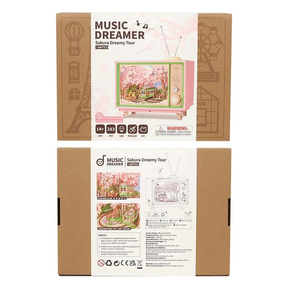 mon puzzle 3d  Puzzle 3D Bois – TV vintage