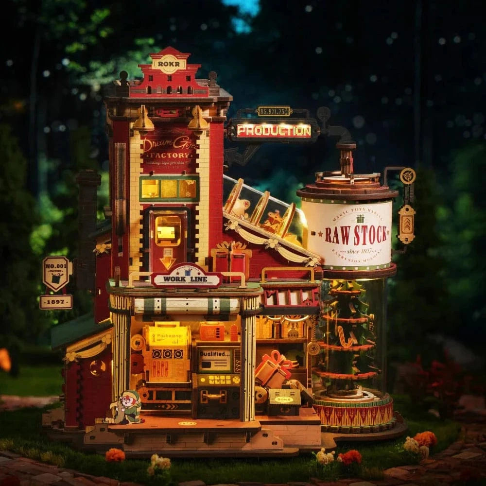 mon puzzle 3d  Puzzle 3d bois - Usine de Noël