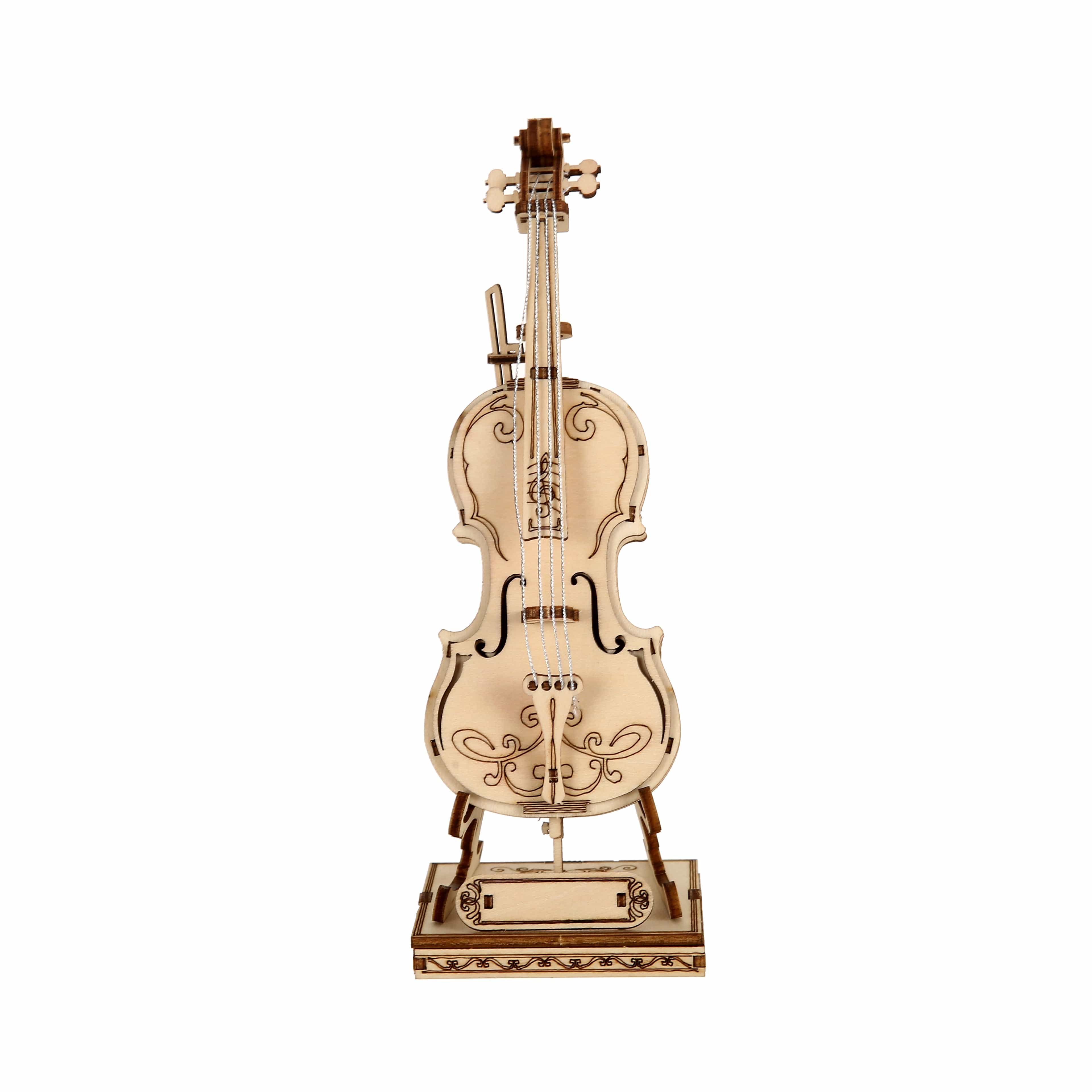 mon puzzle 3d  Puzzle 3D Bois Violon Classique