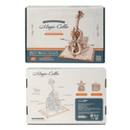 mon puzzle 3d  Puzzle 3D Bois Violoncelle Boîte Musicale