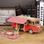 mon puzzle 3d  Puzzle 3D bois Voiture Van Vintage
