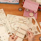 mon puzzle 3d  Puzzle 3D bois Voiture Van Vintage