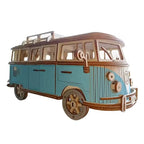 mon puzzle 3d  Bleu Puzzle 3D bois Voiture Van Vintage