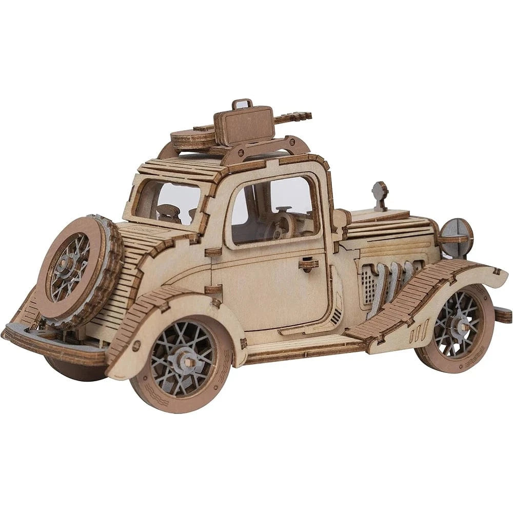 mon puzzle 3d  Puzzle 3D bois Voiture vintage