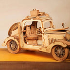 mon puzzle 3d  Puzzle 3D bois Voiture vintage