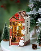 mon puzzle 3d  Puzzle 3D Book Nook Maison de Noël Lumineuse