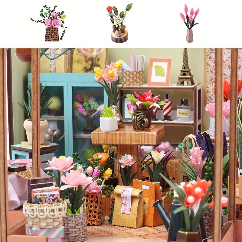 mon puzzle 3d  Puzzle 3D Book Nook Rue Miniature