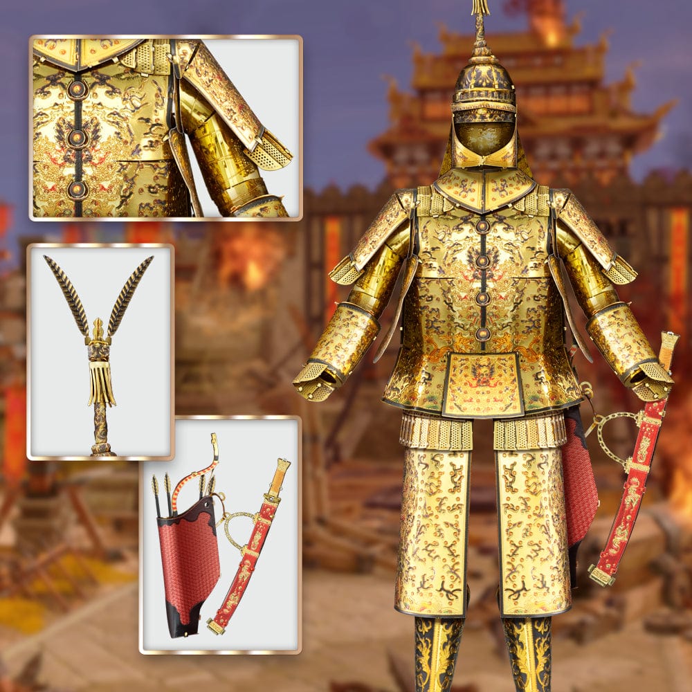 mon puzzle 3d  Puzzle 3D Métal Armure Guerrier