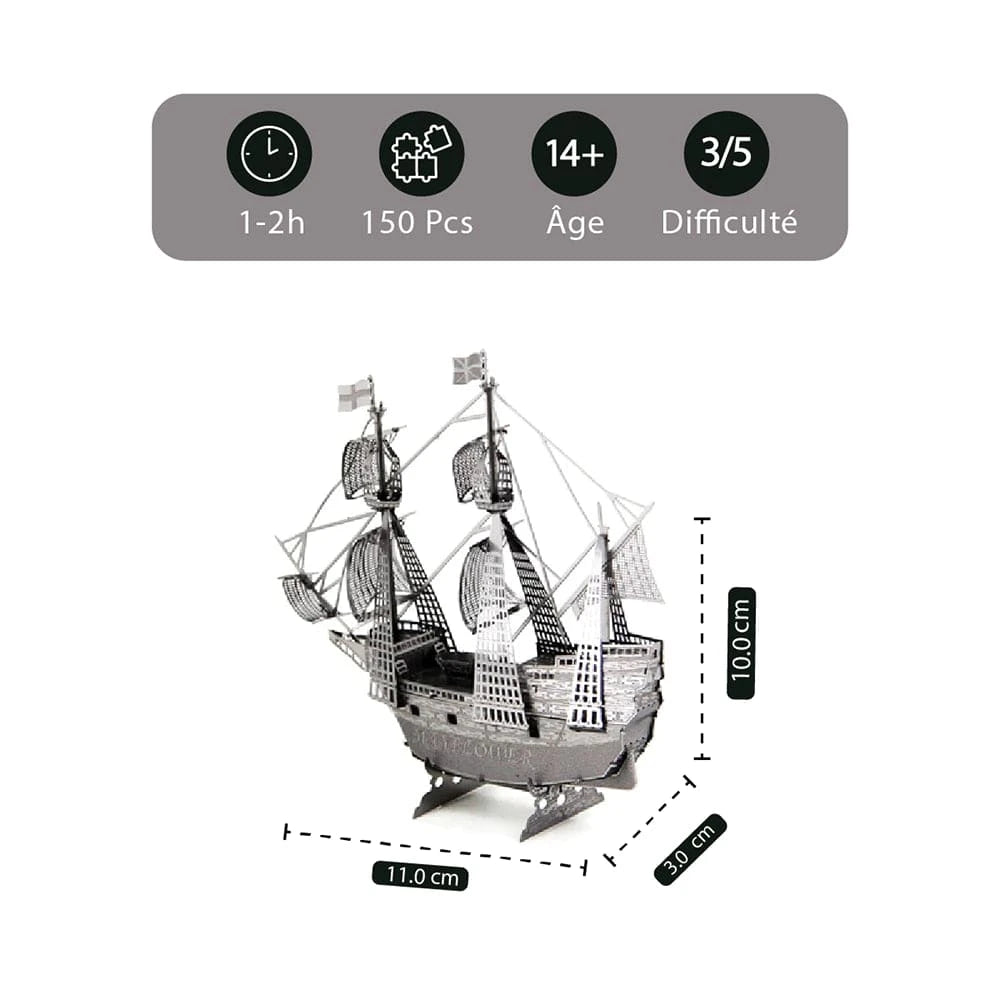 mon puzzle 3d  Puzzle 3D Métal bateau - galion ancien