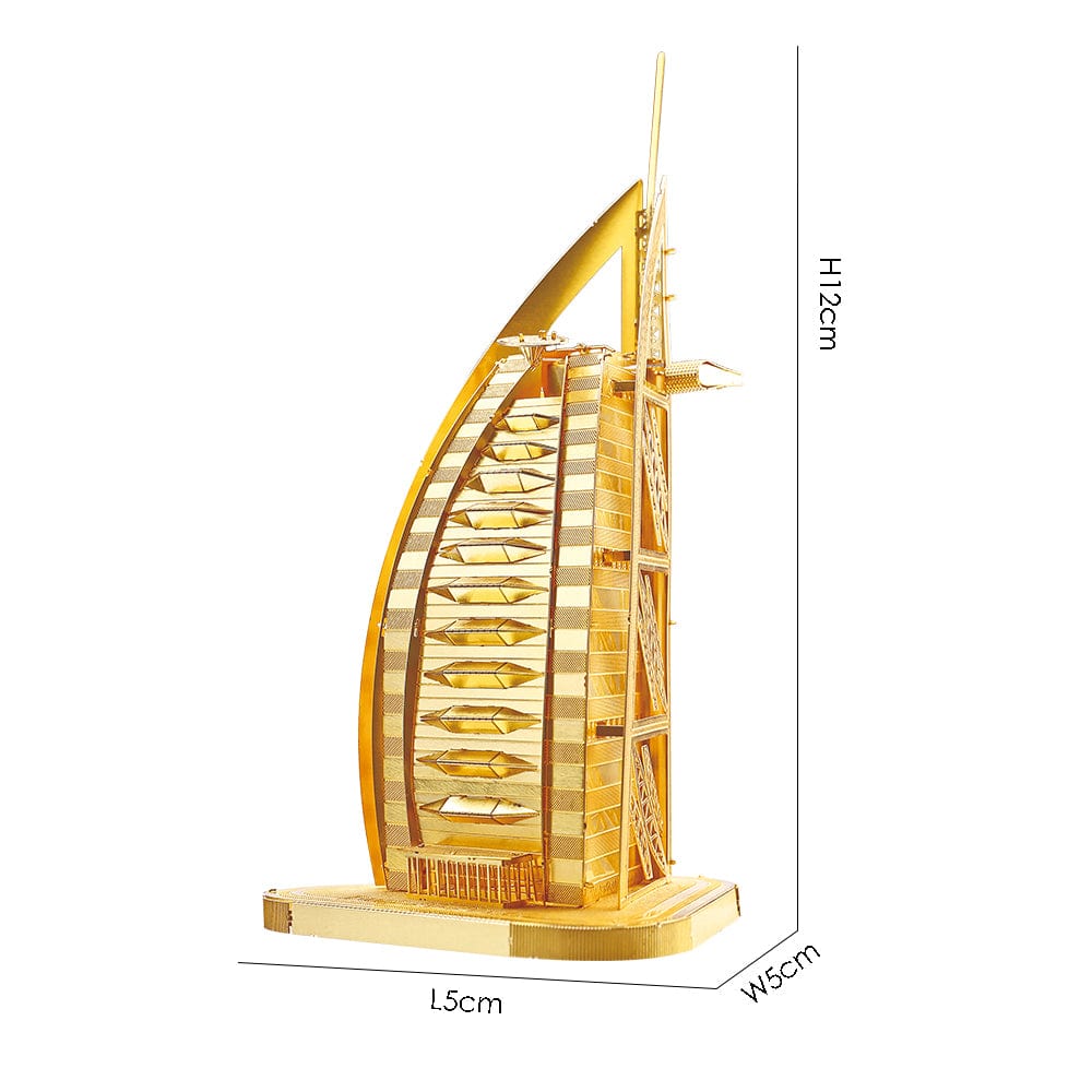 mon puzzle 3d  Puzzle 3D Métal Burj Al Arab Dubai