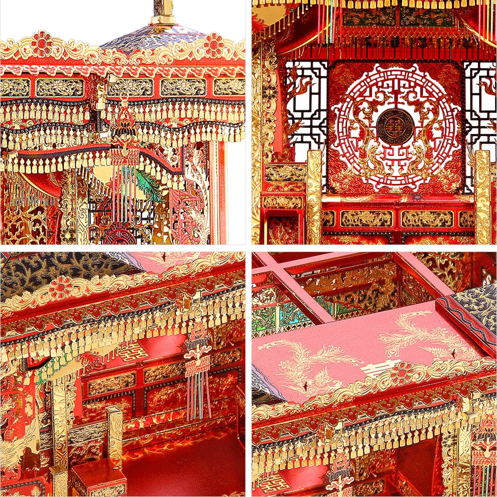 mon puzzle 3d  Puzzle 3D Métal Carrosse de Mariée Rouge
