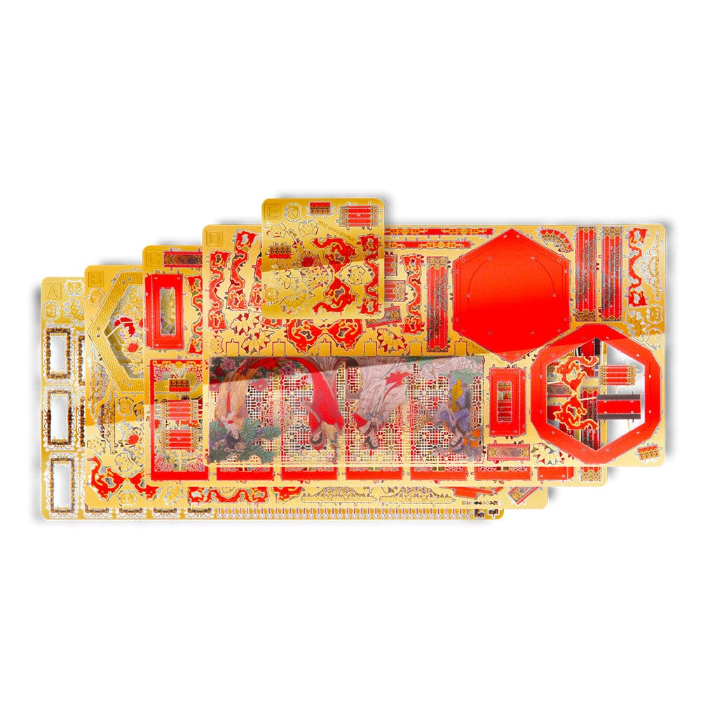 mon puzzle 3d  Puzzle 3D Métal Carrosse de Mariée Rouge