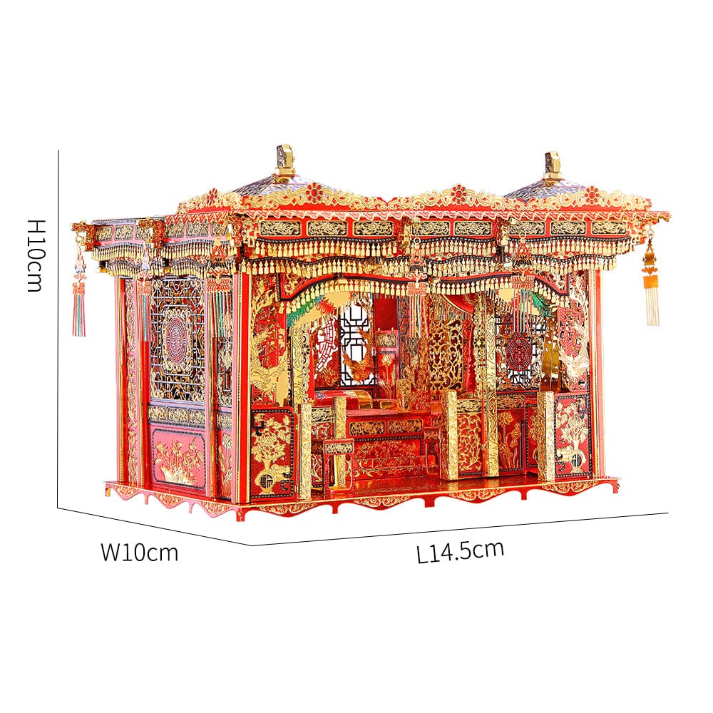 mon puzzle 3d  Puzzle 3D Métal Carrosse de Mariée Rouge