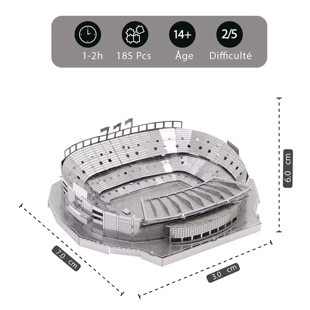 mon puzzle 3d  Puzzle 3D Métal Foot – Stade Collector