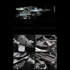 mon puzzle 3d  Puzzle 3D Métal – Gunship Scorpion Futuriste