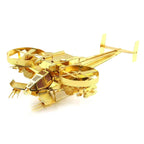 mon puzzle 3d  Or Puzzle 3D Métal – Gunship Scorpion Futuriste