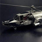mon puzzle 3d  Puzzle 3D Métal – Hélicoptère Apache de Combat