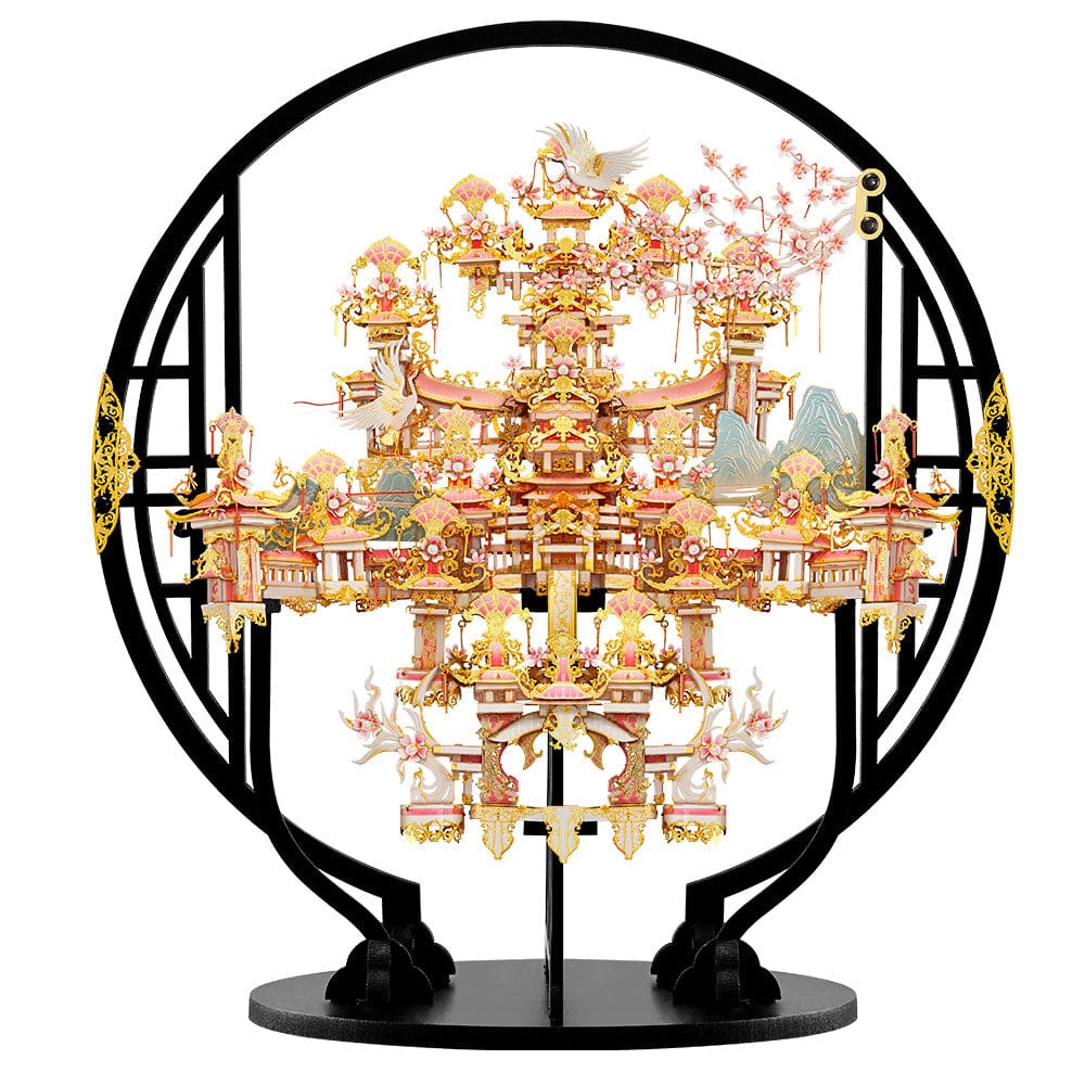 mon puzzle 3d  Puzzle 3D Métal Jardin Fleurs de Pêcher