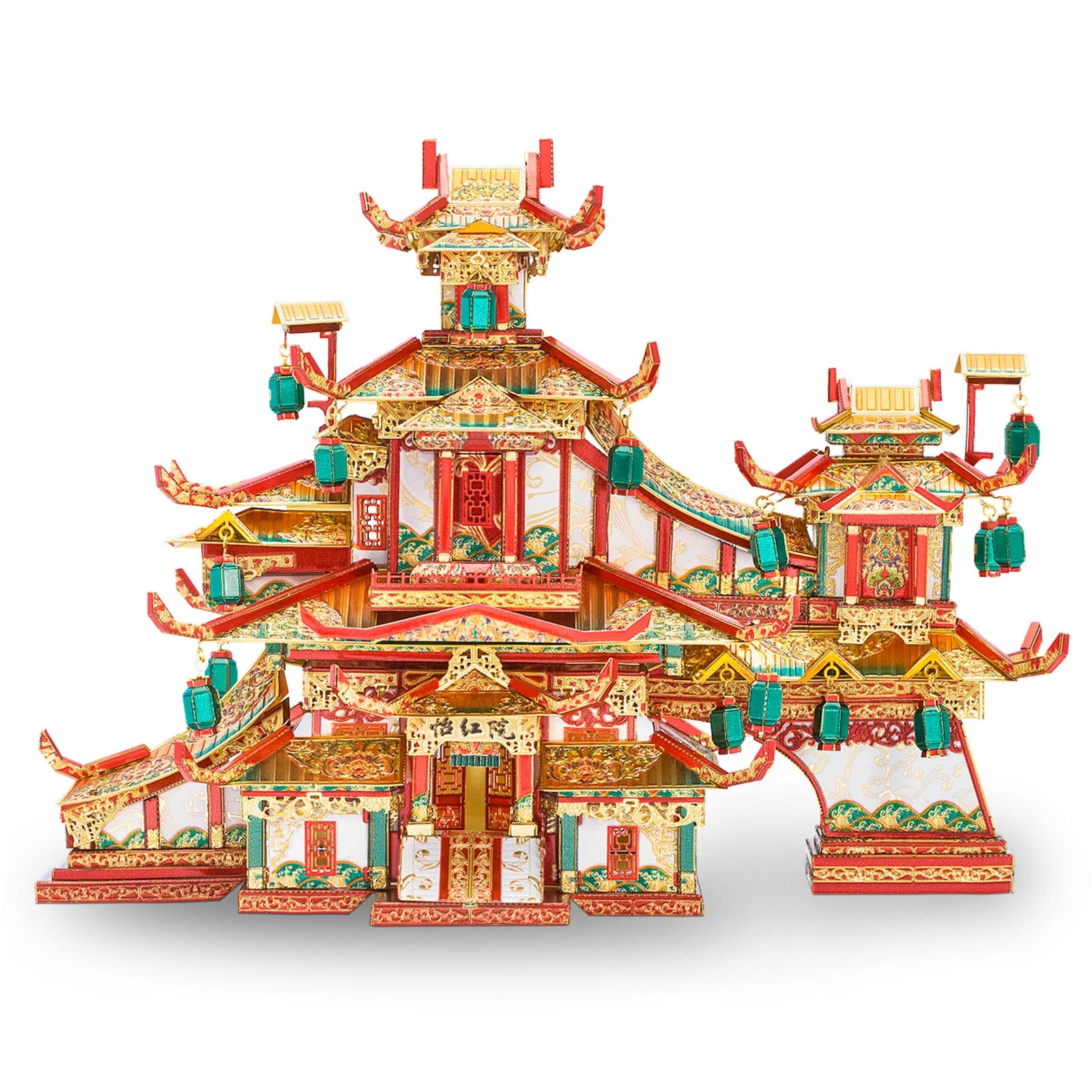 mon puzzle 3d  Puzzle 3D Métal Jardin Rouge Chinois