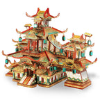 mon puzzle 3d  Puzzle 3D Métal Jardin Rouge Chinois