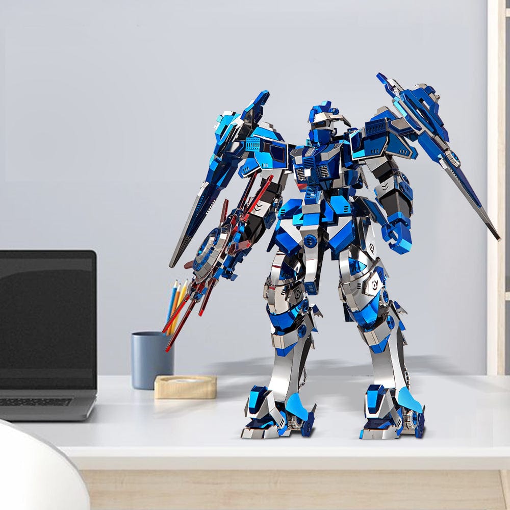 mon puzzle 3d  Puzzle 3D Métal Mecha Bleu