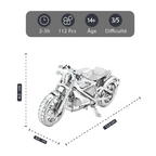 mon puzzle 3d  Puzzle 3D Métal – Moto Roadster Classique