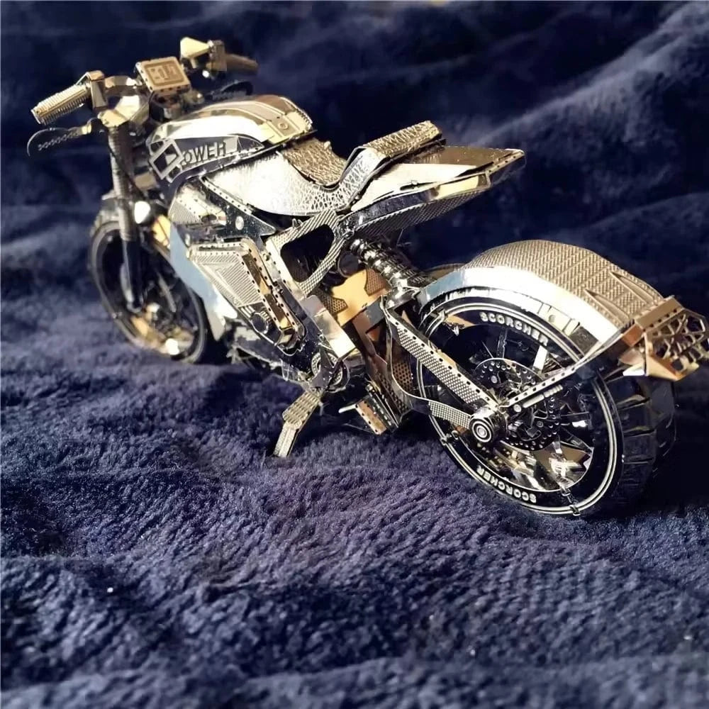 mon puzzle 3d  Puzzle 3D Métal – Moto Roadster Classique
