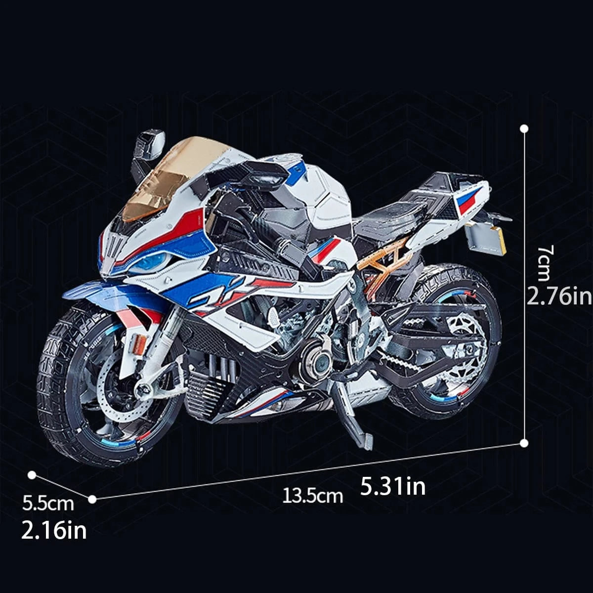 mon puzzle 3d  Puzzle 3D Métal Moto Sportive