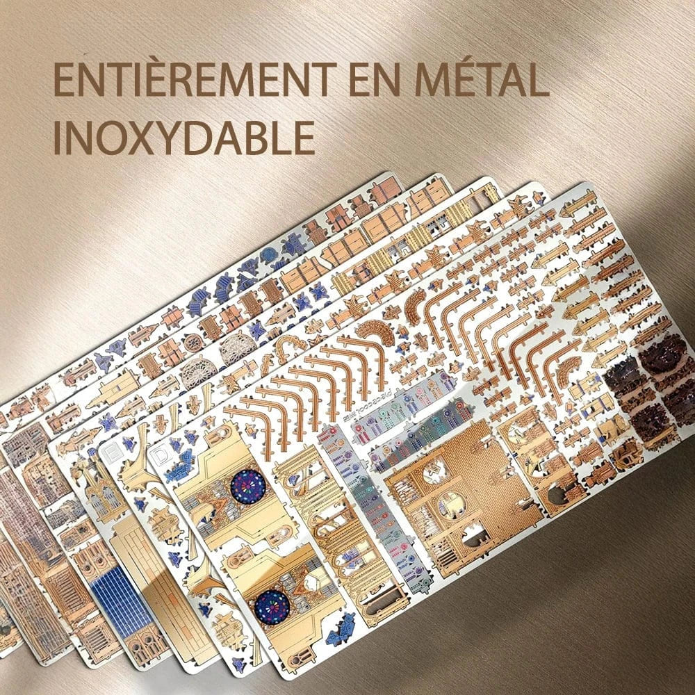 mon puzzle 3d  Puzzle 3D Métal Notre-Dame de Paris Premium