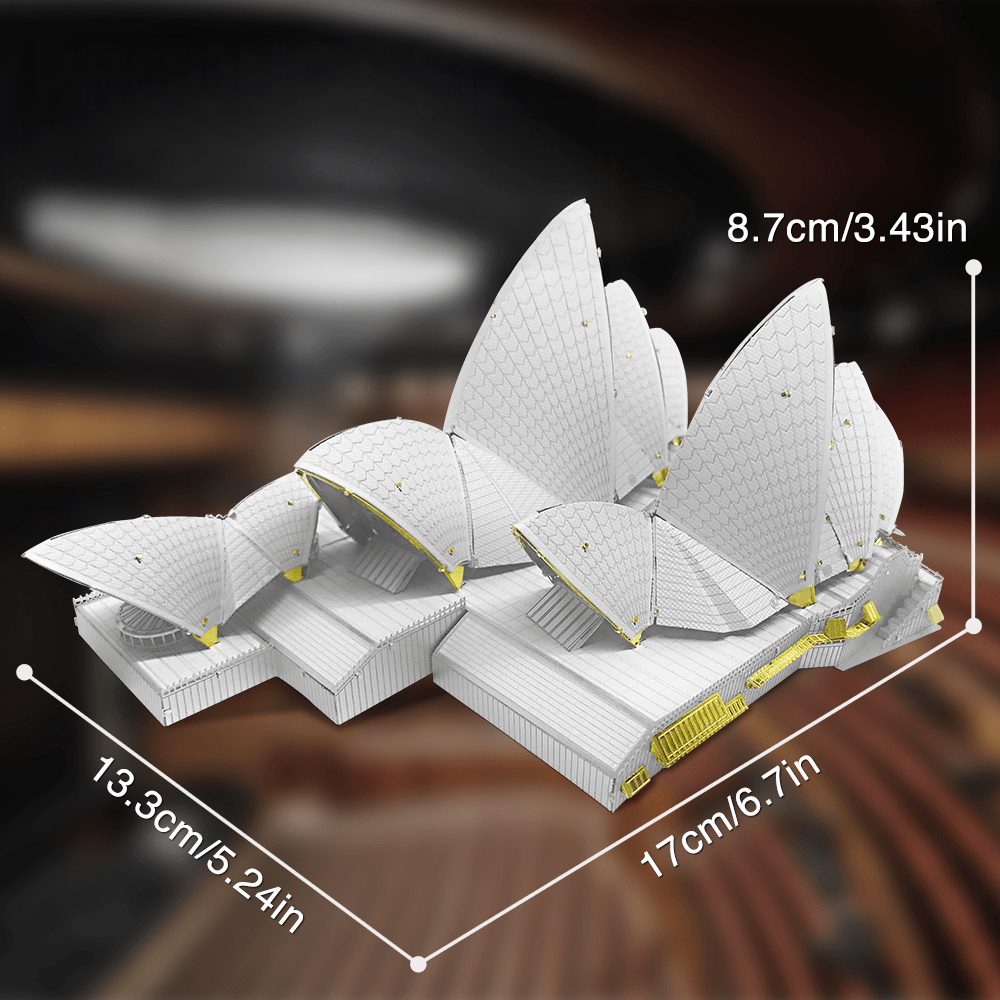 mon puzzle 3d  Puzzle 3D Métal Opéra Sydney