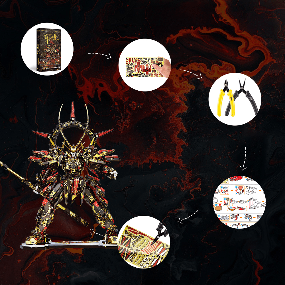 mon puzzle 3d  Puzzle 3D Métal Roi Singe Wukong