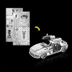 mon puzzle 3d  Puzzle 3D Métal sport futuriste