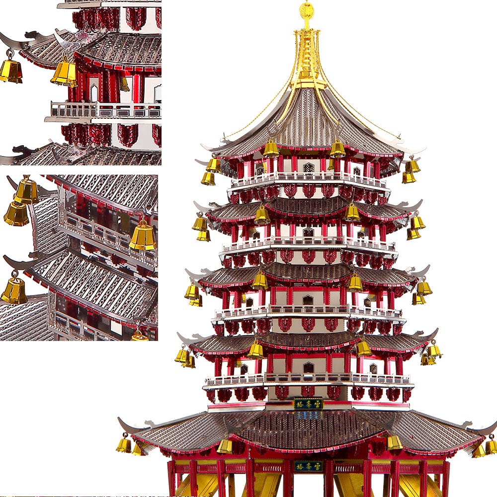 mon puzzle 3d  Puzzle 3D Métal Temple Pagode