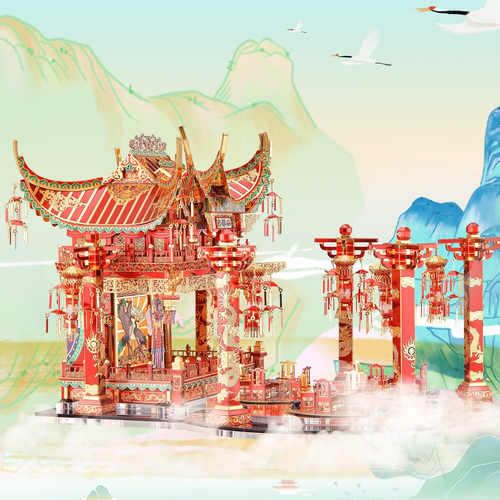 mon puzzle 3d  Puzzle 3D Métal Théâtre Chinois