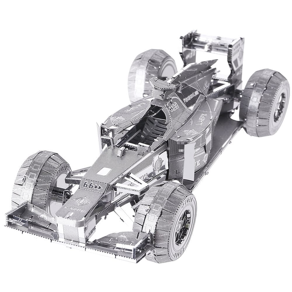 mon puzzle 3d  Argent Puzzle 3D Métal Voiture de Course