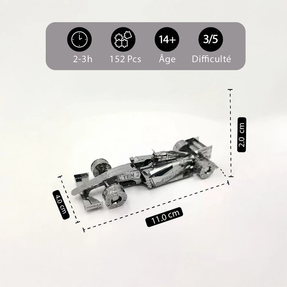 mon puzzle 3d  Puzzle 3D Métal Voiture Formule 1