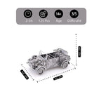 mon puzzle 3d  Puzzle 3D métal Voiture Jeep Militaire