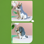 mon puzzle 3d  Puzzle 3D Papier Chiot pour Enfants